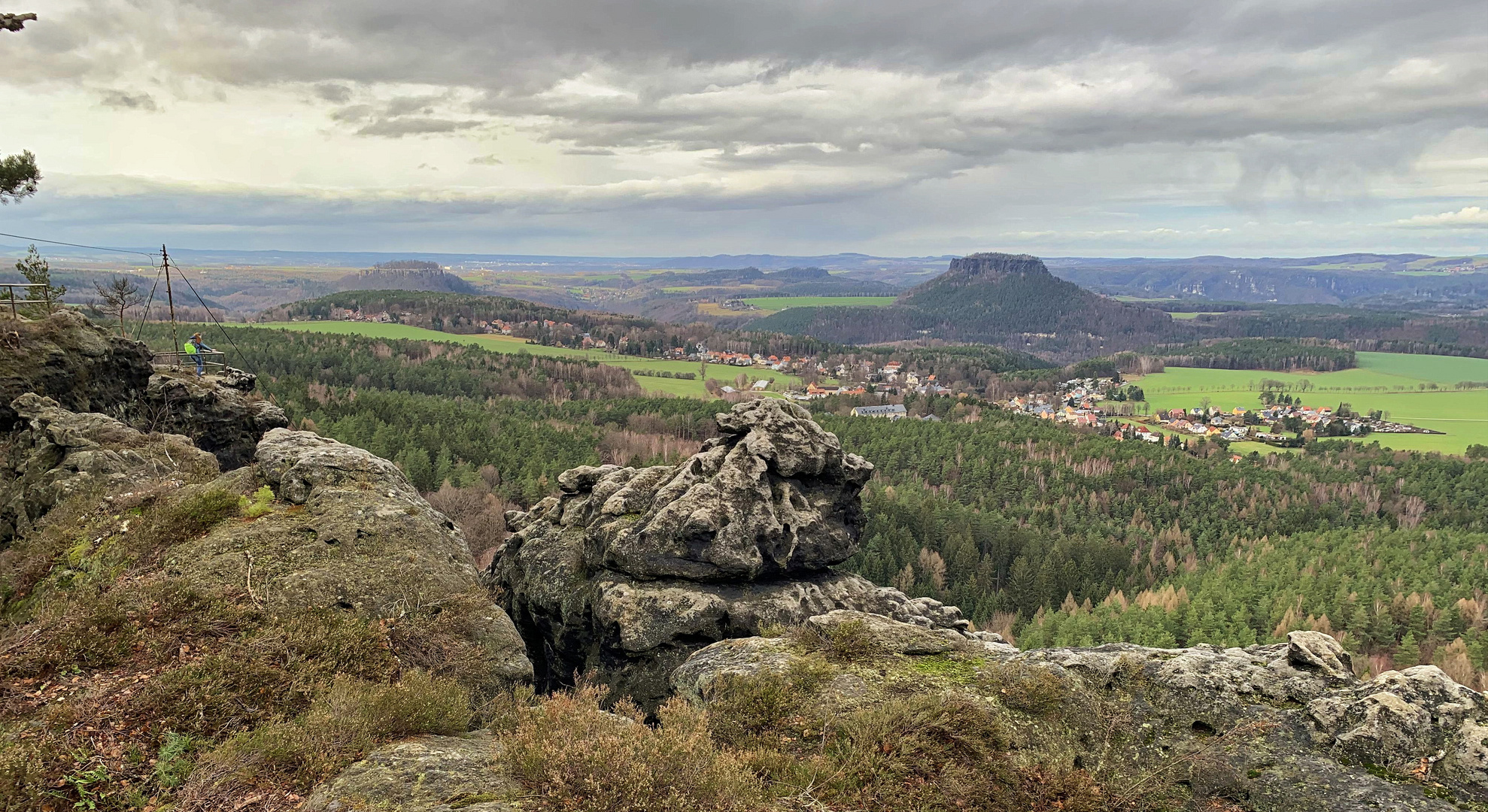 Blick vom Papststein...