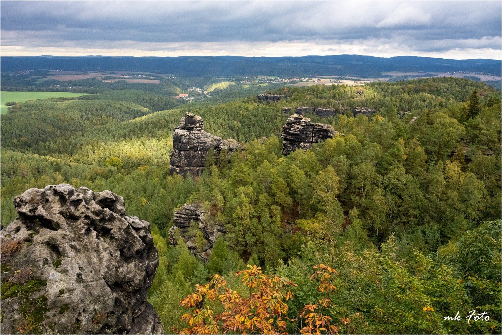 Blick vom Papststein