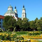 BLICK VOM PARK ZUR BASILIKA../ KEMPTEN /