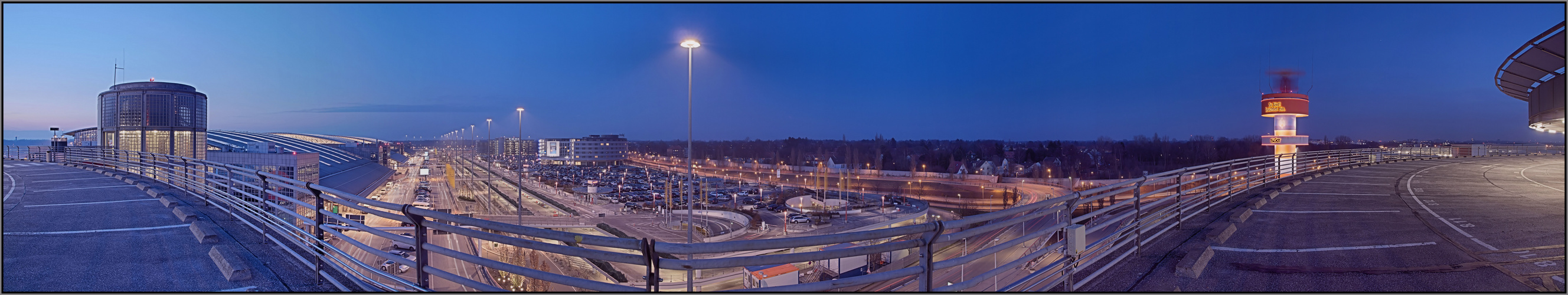 Blick vom Parkdeck