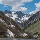 Blick vom Parkplatz des Arlbergpass