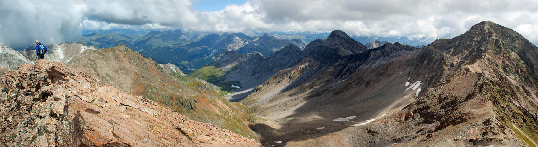 Blick vom Parpaner Rothorn nach Arosa-Schweiz