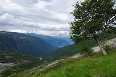 Blick vom Pausenplatz im Husedalen