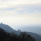 Blick vom Petersberg zur Hirschburg