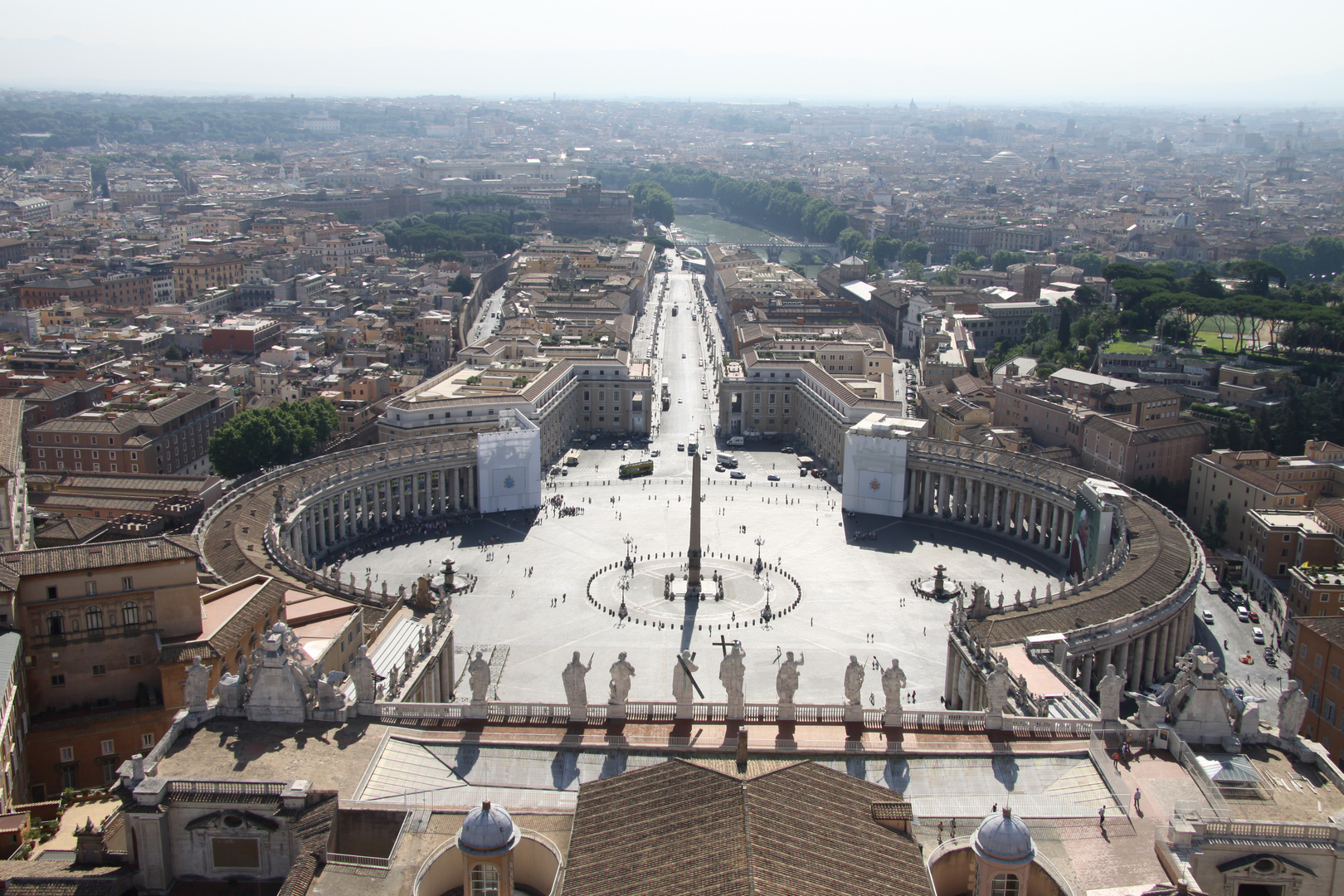 Blick vom Petersdom... - Intalien, Latium