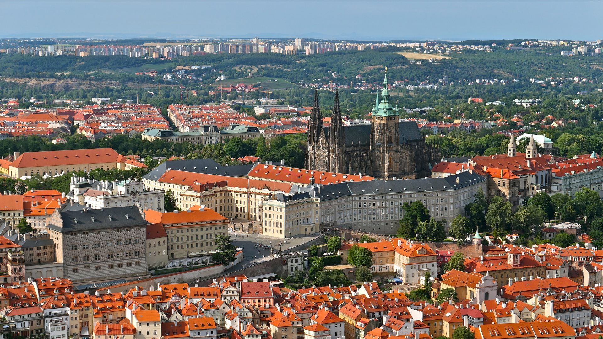 Blick vom Petrin-Aussichtsturm