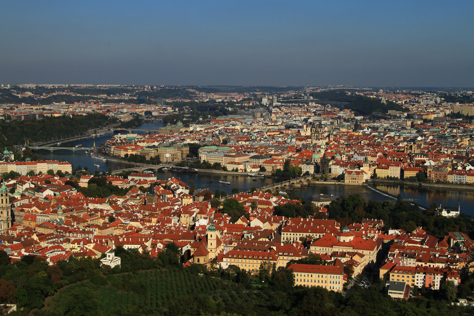 Blick vom Petrin Turm