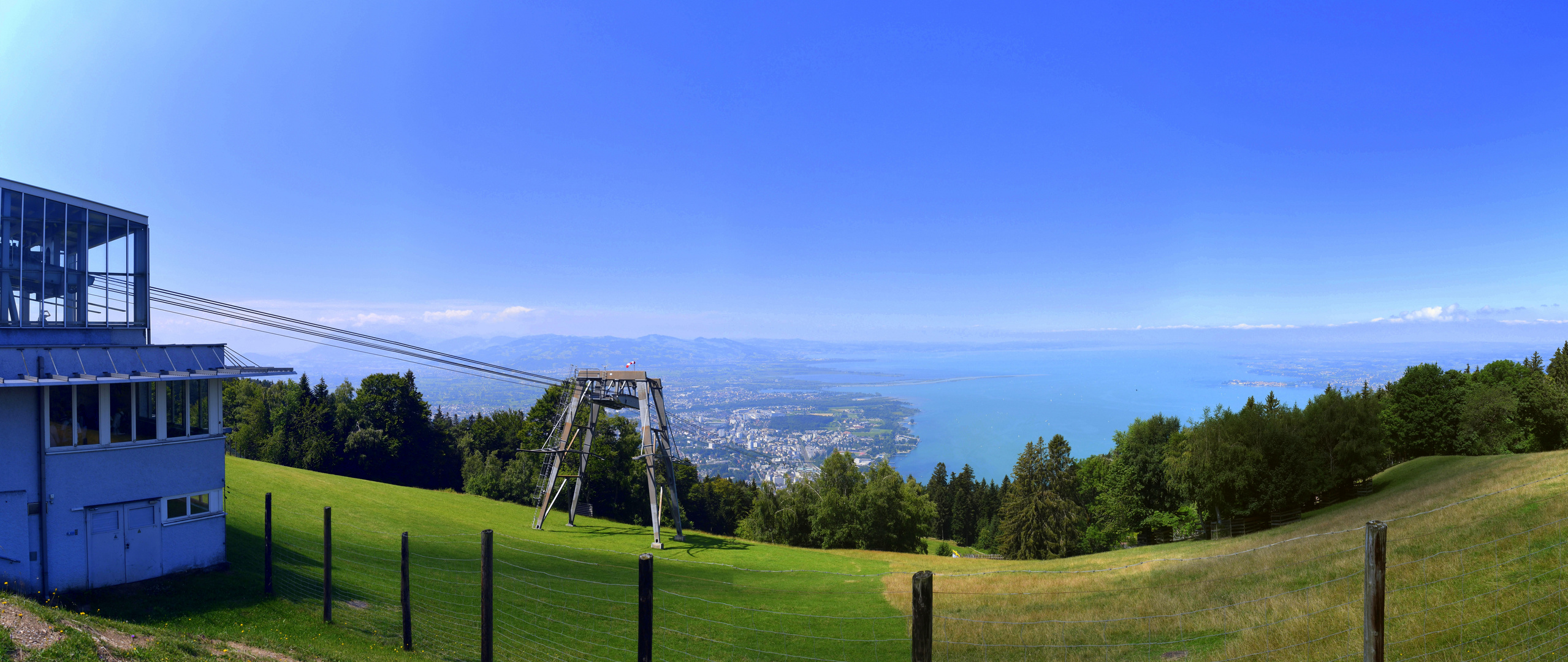 Blick vom Pfänder auf den Bodensee