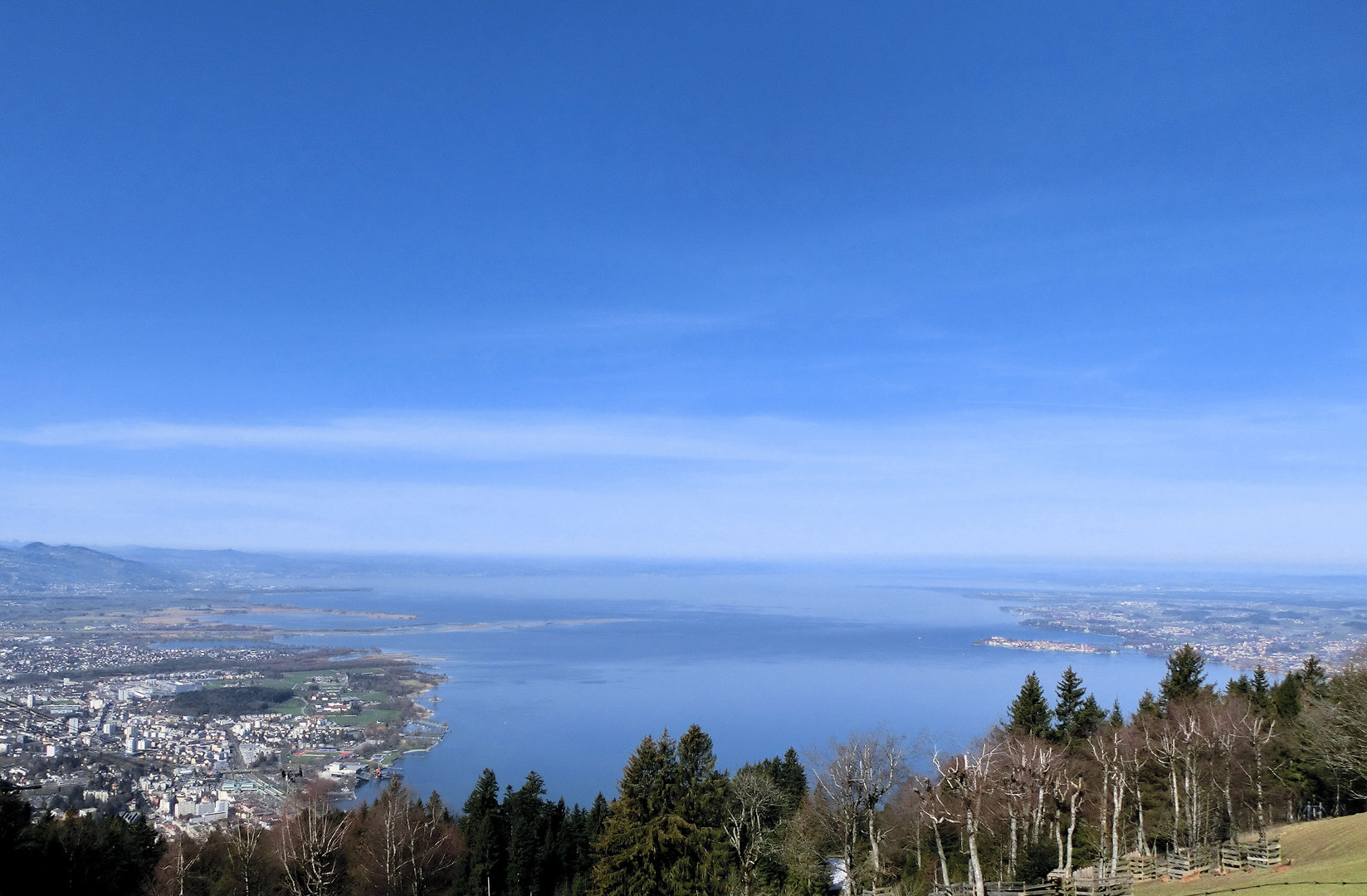 Blick vom Pfänder über den Bodensee