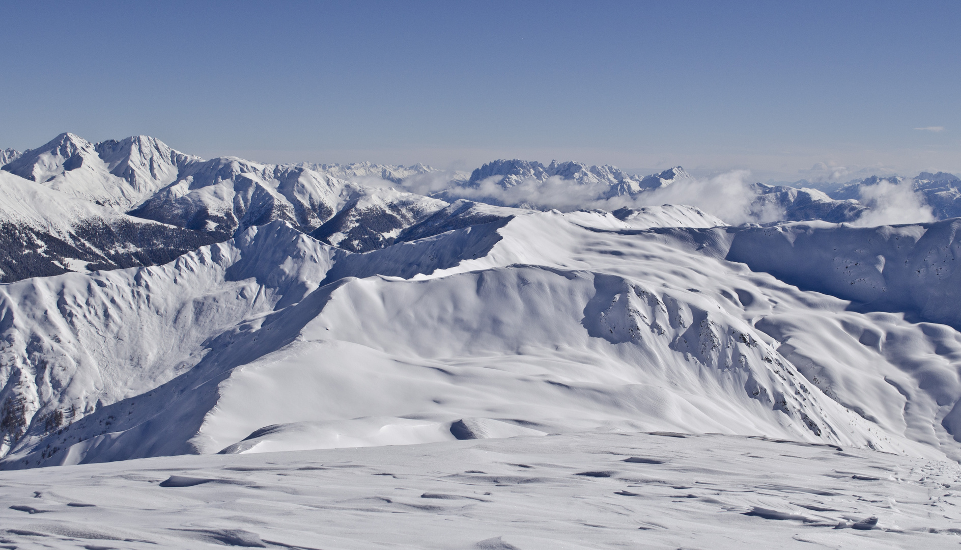 Blick vom Pfannhorn nach Osttirol