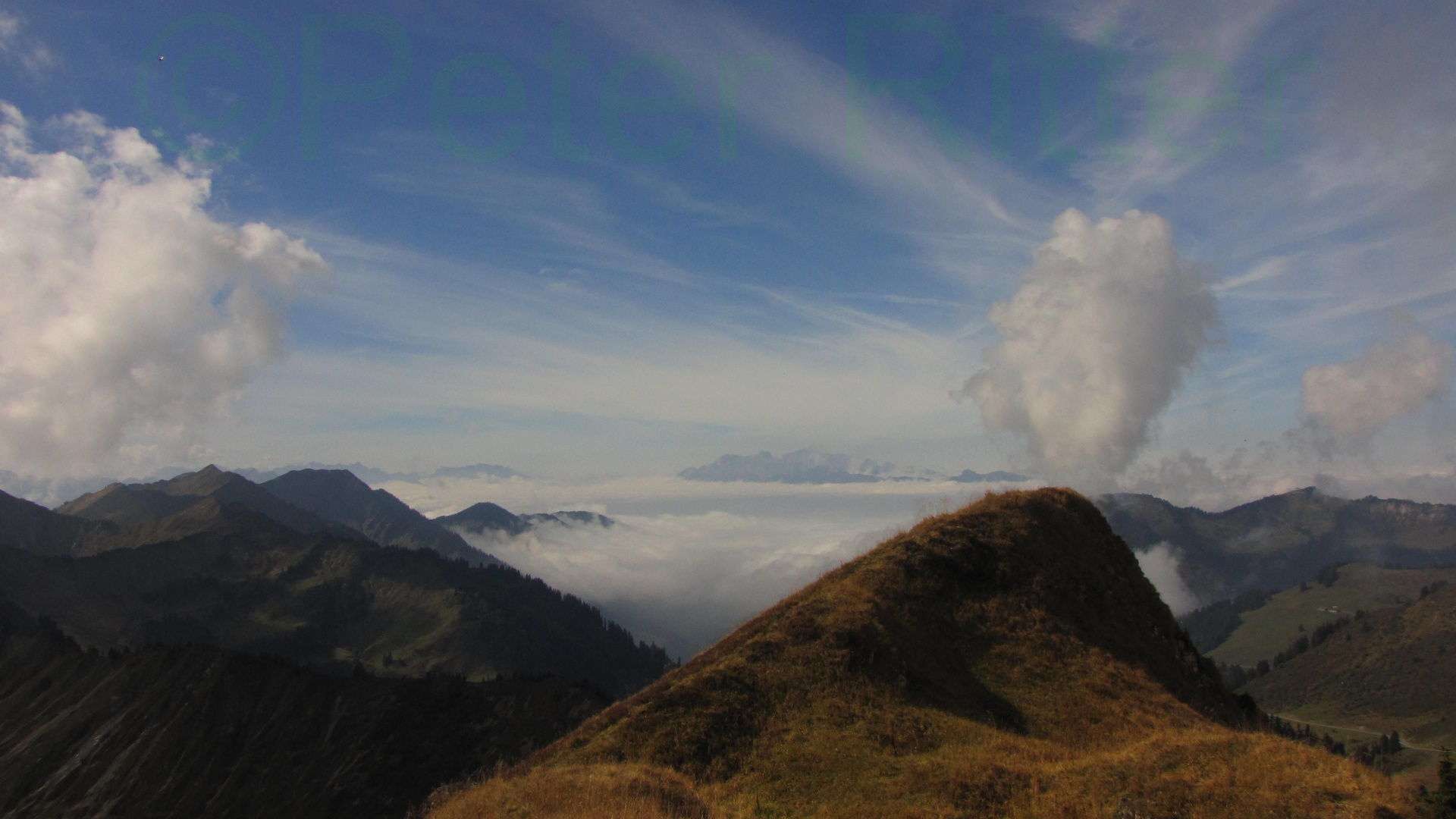 Blick vom Pfrondhorn