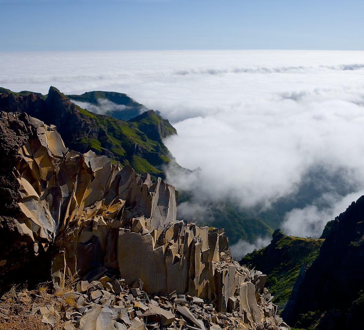 Blick vom Pico do Arieiro