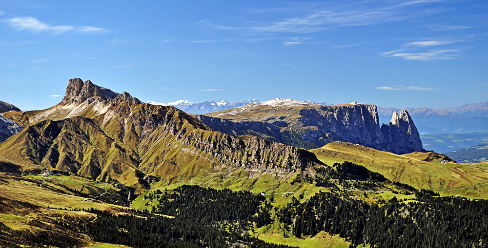 Blick vom Plattkofel (aber nicht von ganz oben - leider)