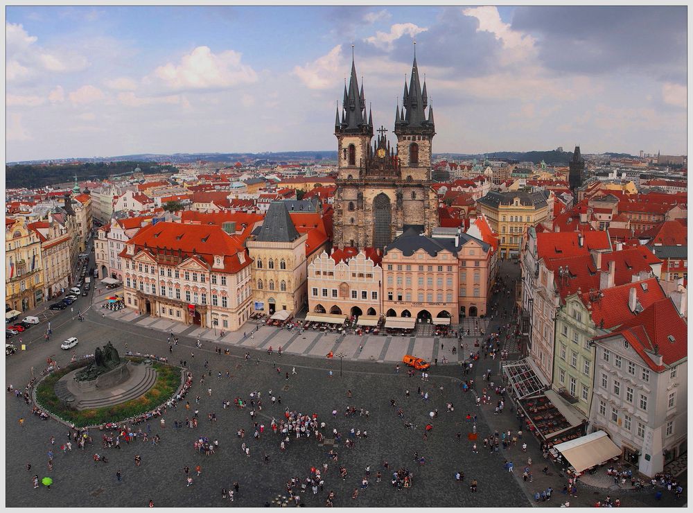 Blick vom Prager Rathausturm