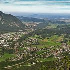 Blick vom Predigtstuhl auf Bad Reichenhall, Berchtesgadener Land