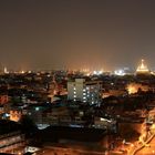 Blick vom Prince Palace Hotel auf den Königspalast und Wat Arun