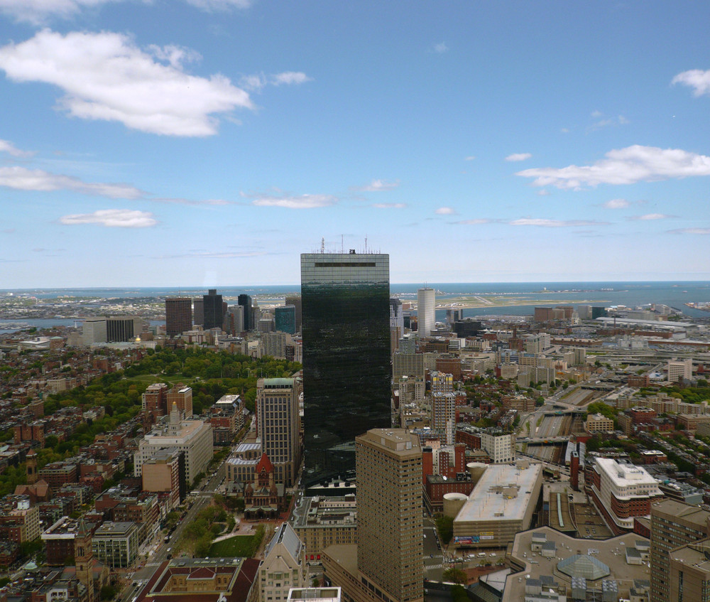 Blick vom Prudential Tower Boston