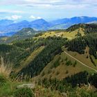 Blick vom Purtschellerhaus auf Rossfeld-Panoramastraße