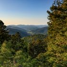 Blick vom Rappenfelsen bei Hornberg