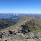 Blick vom Rastkogel zum Gilfert und ins Nurpenstal