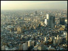 Blick vom Rathaus in Shinjuku