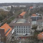 Blick vom Rathausturm (2) in die Hinterhöfe von Buer