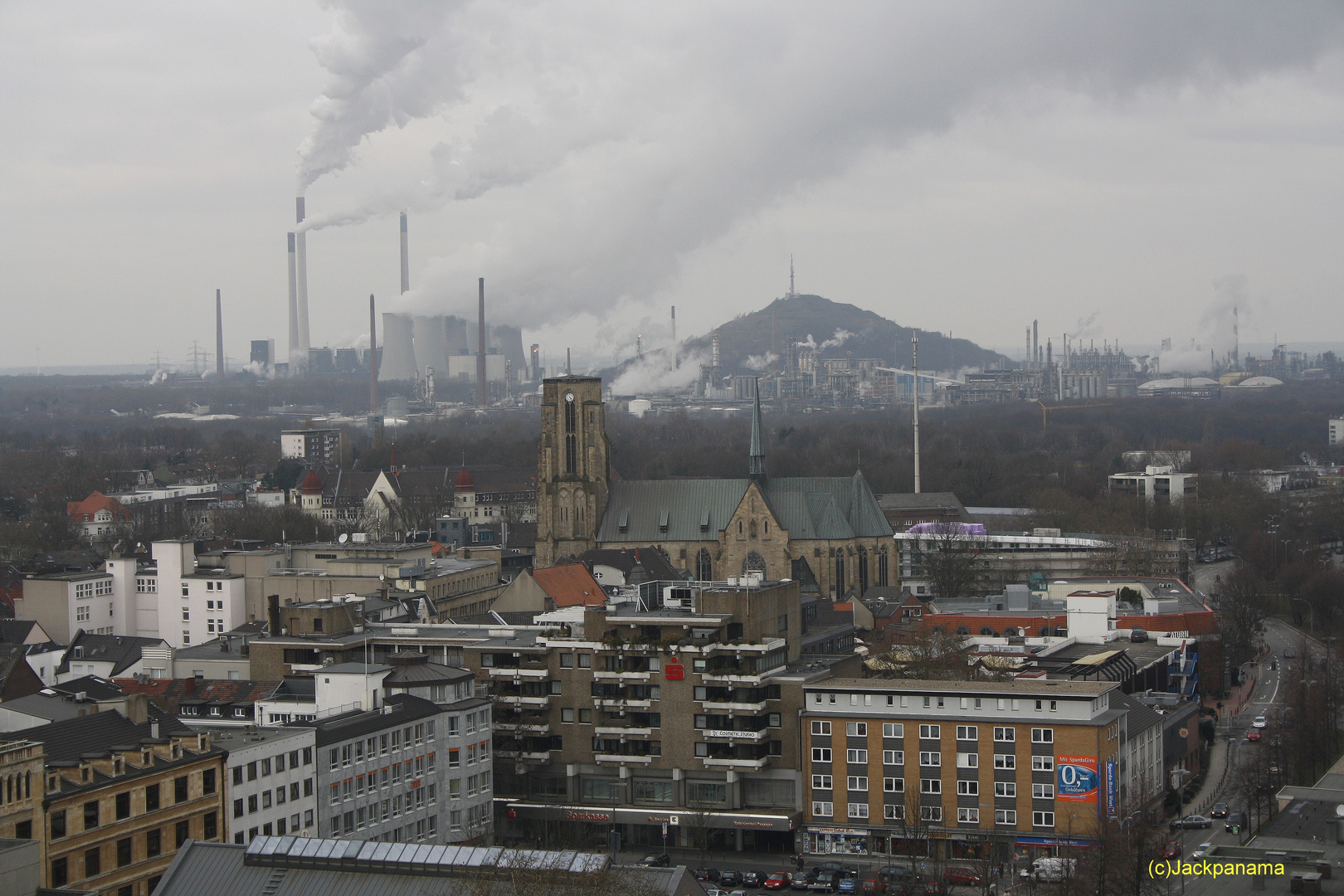 Blick vom Rathausturm in Gelsenkirchen-Buer