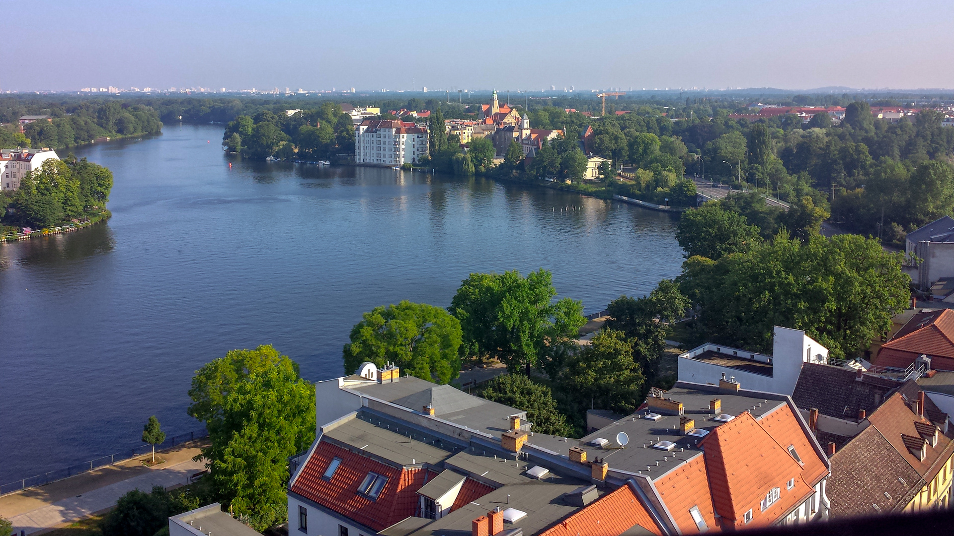 Blick vom Rathausturm Köpenick