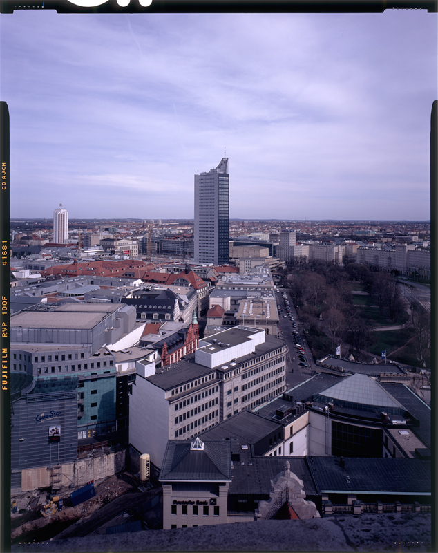 Blick vom Rathausturm Leipzig