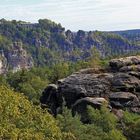 Blick vom Rauenstein auf die andere Elbseite zur Bastei...