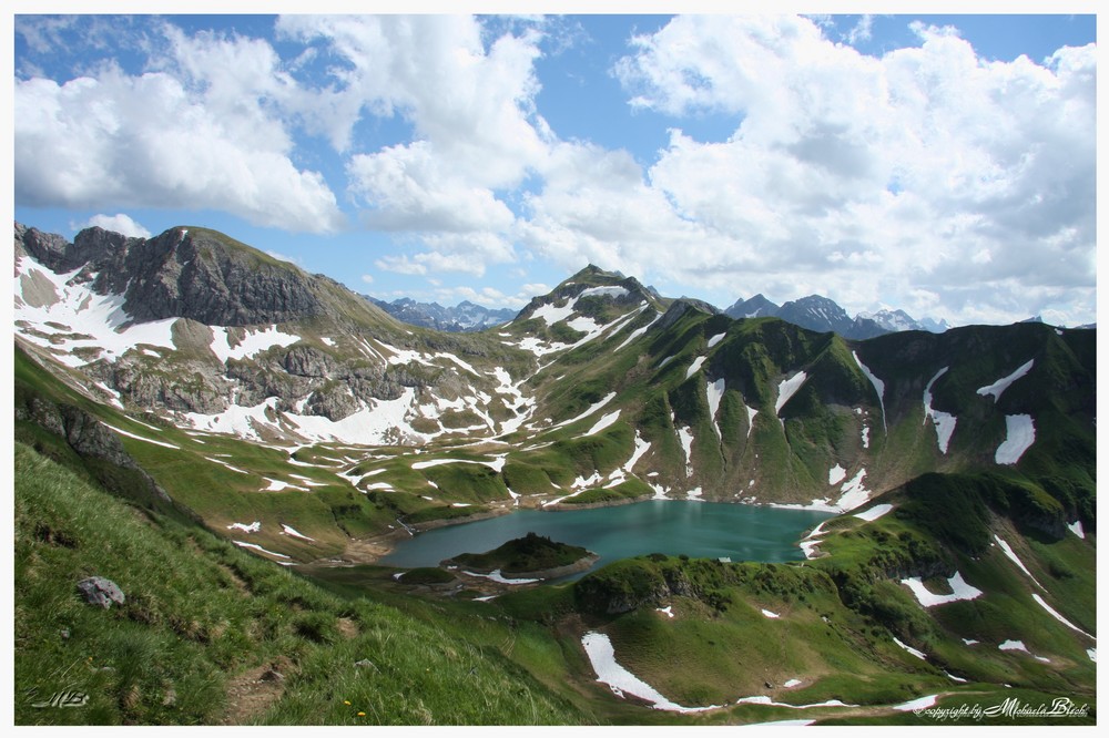 Blick vom Rauhhorn auf den Schrecksee_Tannheim