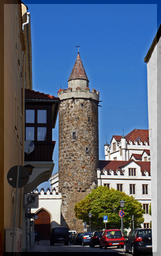 Blick vom Reichenturm / Buttermarkt, Richtung Wendische Straße