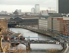 Blick vom Reichstag zum Bahnhof