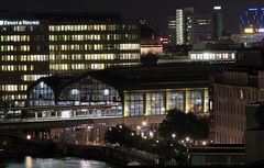 Blick vom Reichstag zum S-Bahnhof Friedrichstraße