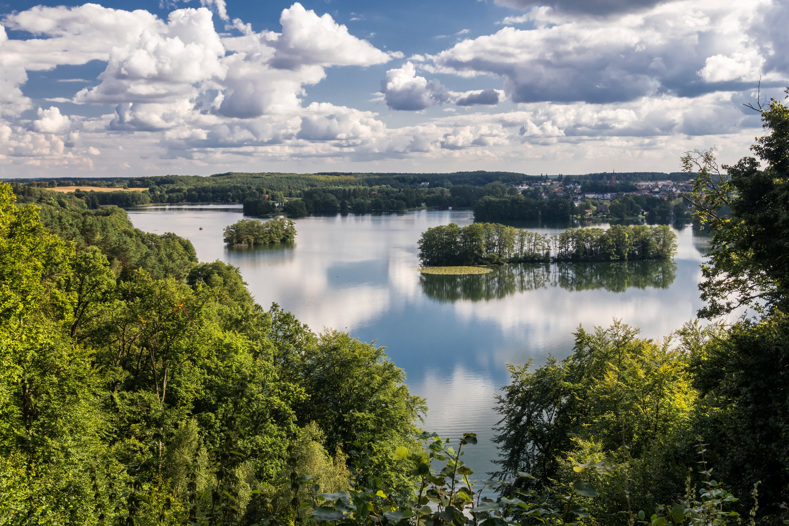 Blick vom  Reiherberg