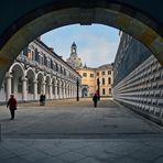 Blick vom Reiterhof auf die Frauenkirche, Dresden