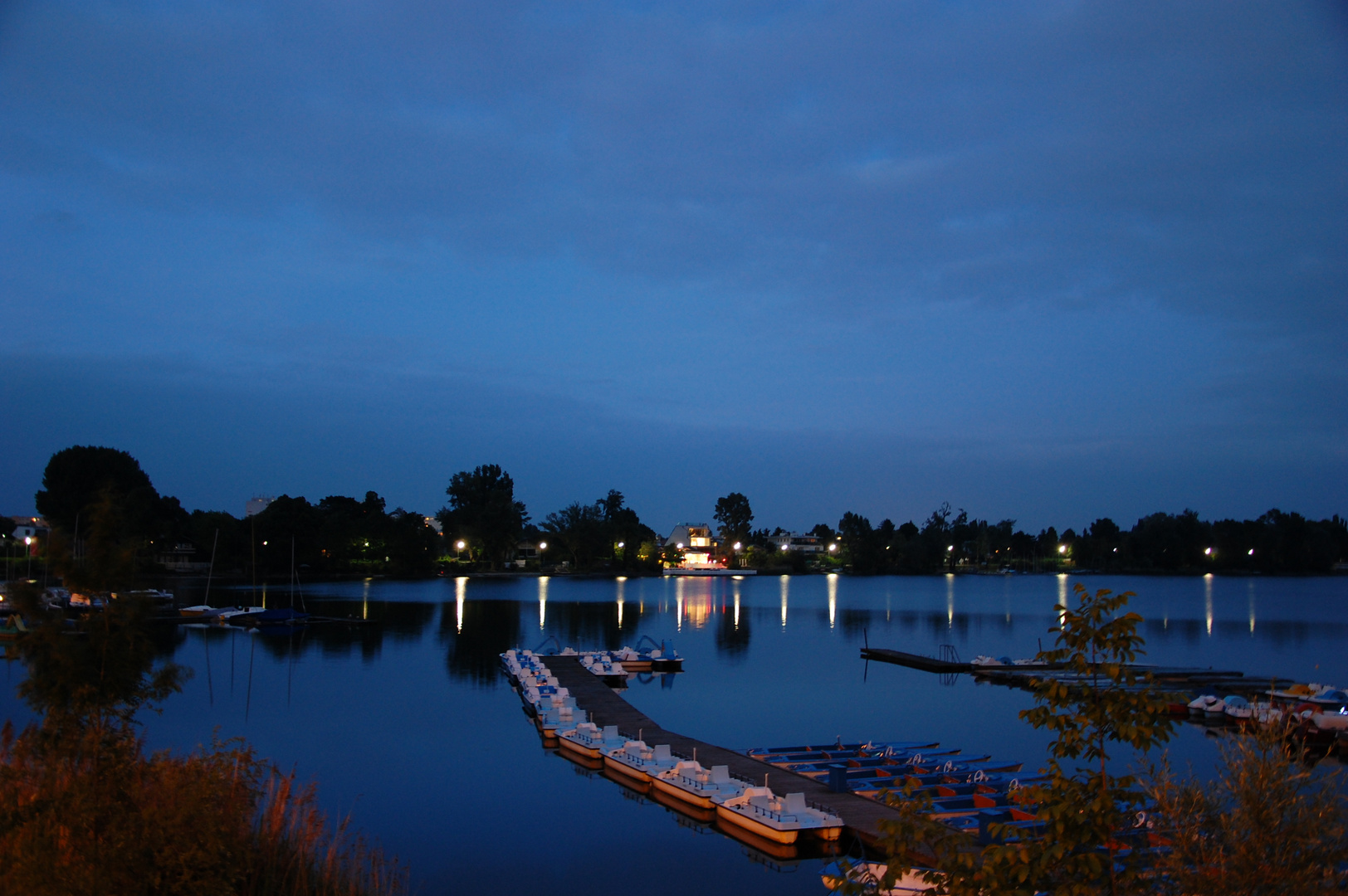 Blick vom Restaurant Alte Kaisermühle auf die alte Donau