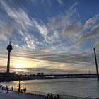 Blick vom Rheinufer Düsseldorf