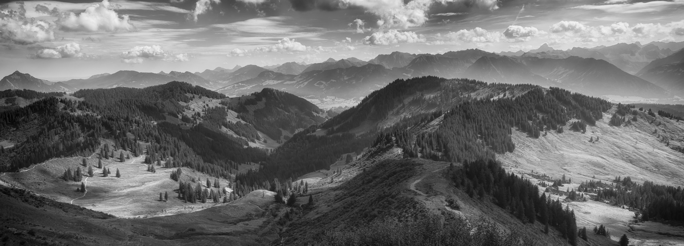 Blick vom Riedberger Horn