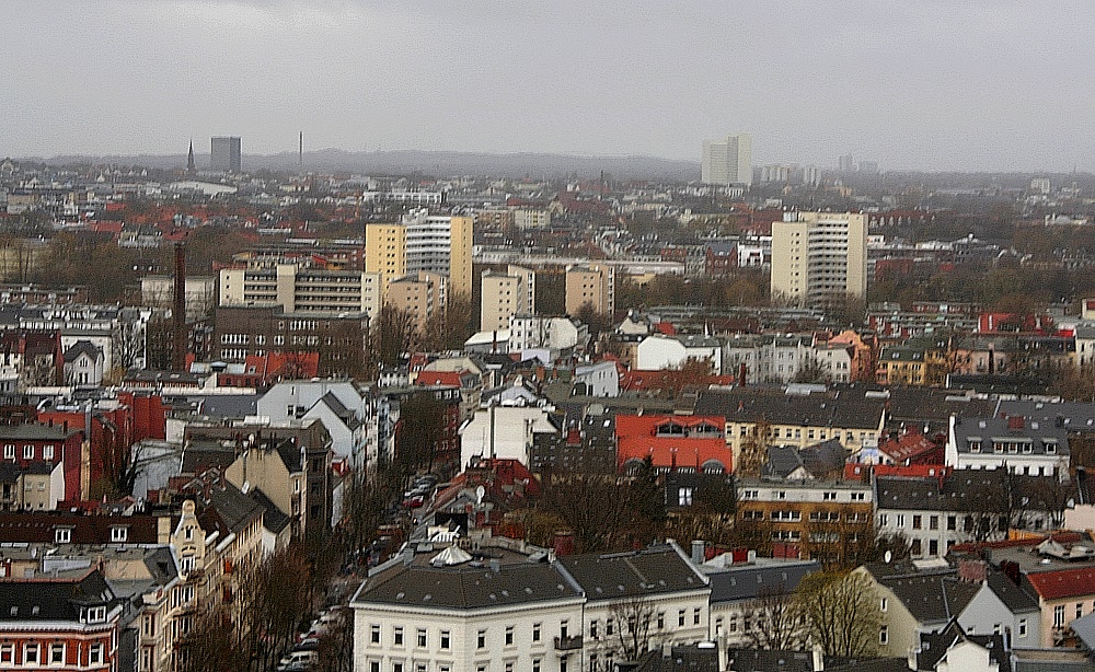 Blick vom Riesenrad in Richtung NordWest