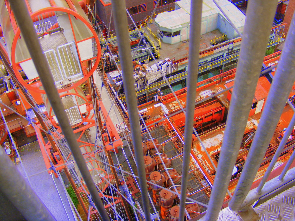 Blick vom Riesenrad Zeche Zollverein