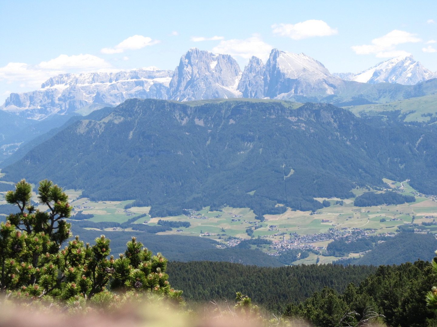 Blick vom Ritten (Südtirol) 