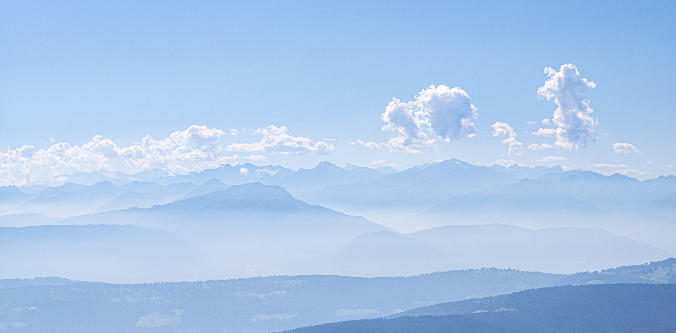 Blick vom Rittner Horn / Südtirol