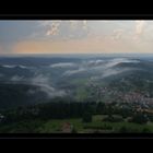 Blick vom Rocher de Dabo auf die Nordvogesen