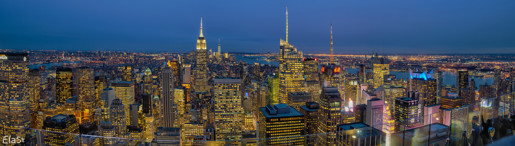 BLICK VOM ROCKEFELLER CENTER