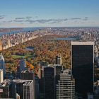 Blick vom Rockefeller Center nach Norden auf den Central Park