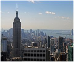 Blick vom Rockefeller-Center nach Süden....