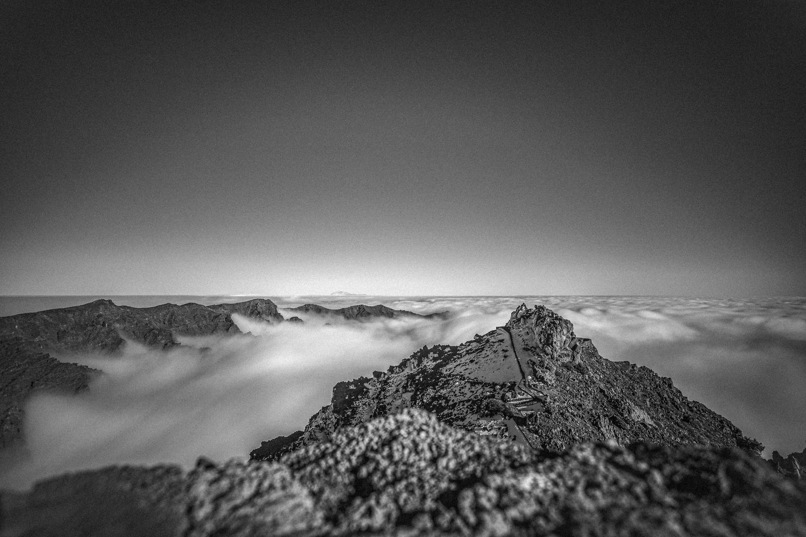 Blick vom Roque de los Muchachos - La Palma ....