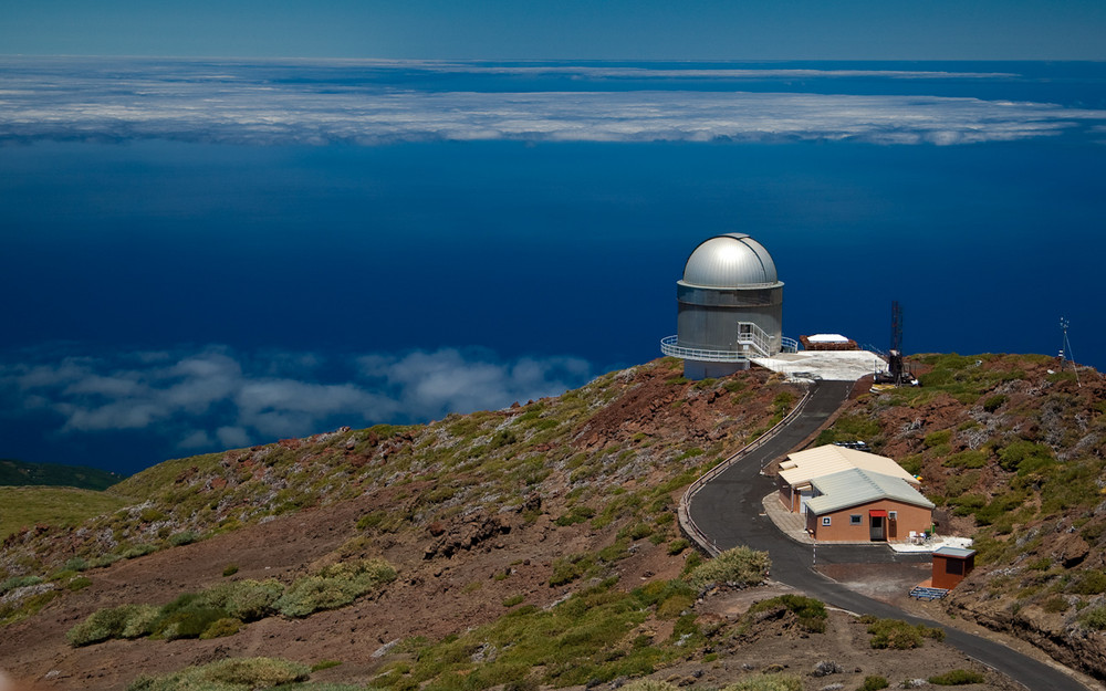 Blick vom Roque de Los Muchachos nach Norden (La Palma)