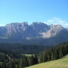 Blick vom Rosengarten zum Latemar